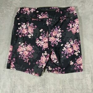 Torrid Active Shorts Womens 3‎ Floral High Rise Smoothing Shorts Activewear